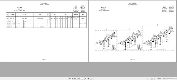Tailift Forklift PFD18 to PFG30C Parts Catalog EN ZH 2