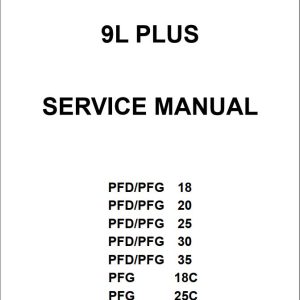 Tailift Forklift PFD18 to PFG30C Service Manual 1