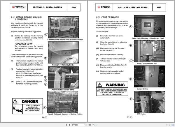 Terex Crusher J 1160 Operation Manual 081012 5 2