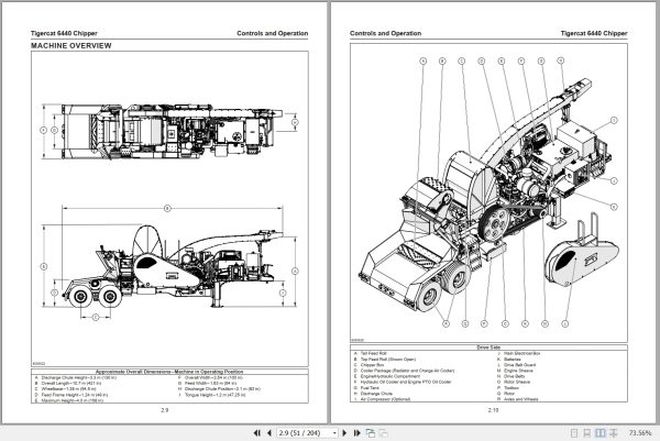 Tigercat Chipper 6440 Operators Manual 2