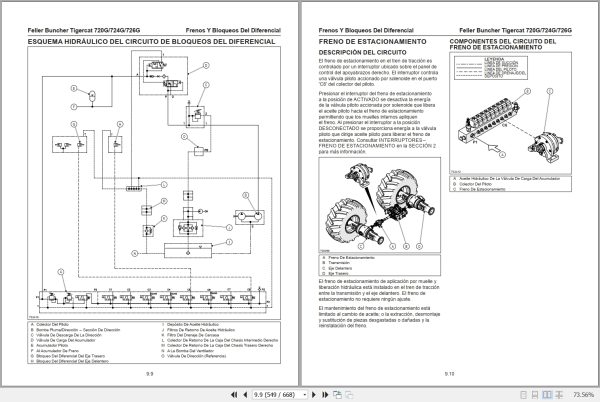 Tigercat Feller Buncher 720G 724G 726G Maintenance Manual 60149ASPA 4