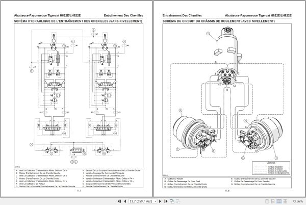 Tigercat Harvester H822E LH822E Maintenance Manual 65679AFRE 4