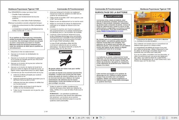 Tigercat Harvester Shaper 1165 User Manual 57566AFRE 2