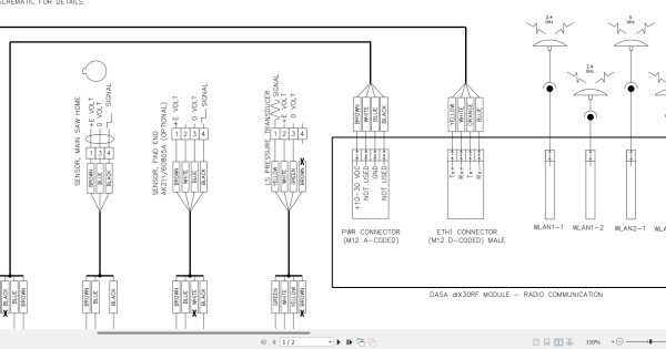 Tigercat Harvesting Head TH570 HC570 Electrical Schematic 115978E3RO 2
