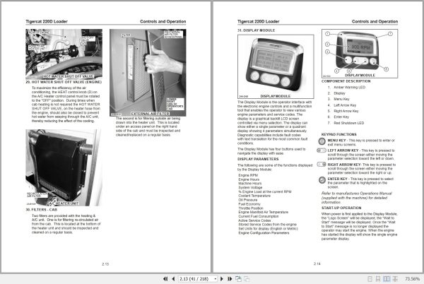 Tigercat Loader 220D Service Manual 33588A 2