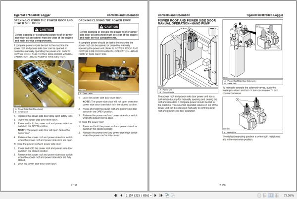 Tigercat Logger 875E 880E Service Manual 62825AENG 2