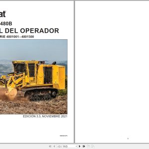 Tigercat Mulcher 480B Operators Manual 49609ASPA 1