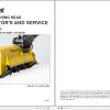 Tigercat Mulching Head 4161 Operators And Service Manual 72105AENG 1
