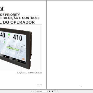 Tigercat Priority Measuring And Control System D7 Operators Manual 64858APOR 1