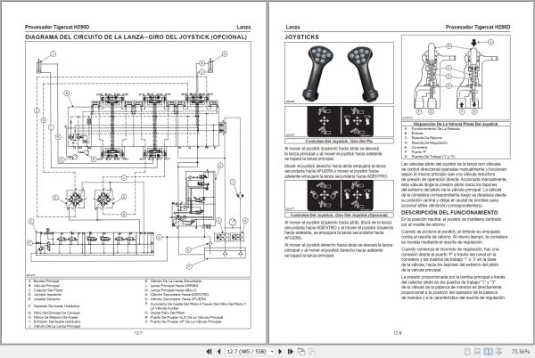 Tigercat Processor H250D Maintenance Manual 66006ASPA 4