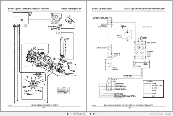 Tigercat Skidder 620H 625H 630H 632H 635H C640H Maintenance Manual 60195ASPA 4