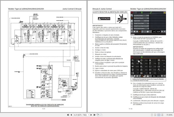 Tigercat Skidder 620H 625H 630H 632H 635H Service Manual 60195APOR 4