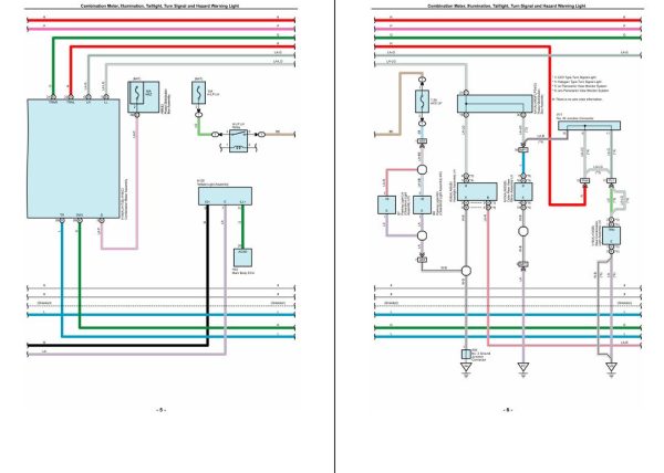 Toyota Camry Hybrid L4 2.5L 2025 Wiring Diagrams