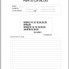 Toyota Forklift 8FB10 to 8FBJ35 Parts Catalog C255 1 1