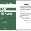 Toyota Forklift 8FB10 to 8FBJ35 Repair Manual Troubleshooting CE210 Vol 1