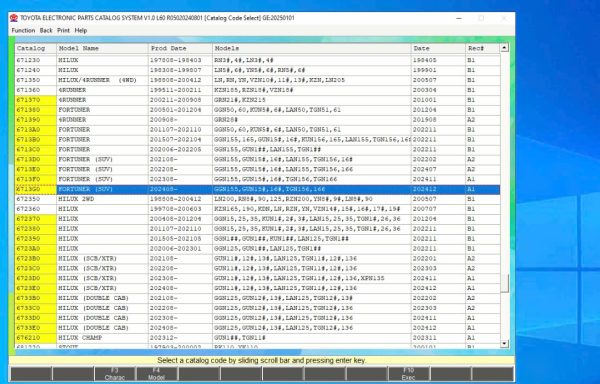 Toyota Lexus EPC 01.2024 Spare Parts Catalogue 2