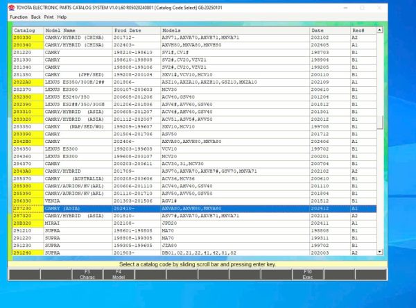 Toyota Lexus EPC 01.2024 Spare Parts Catalogue 6