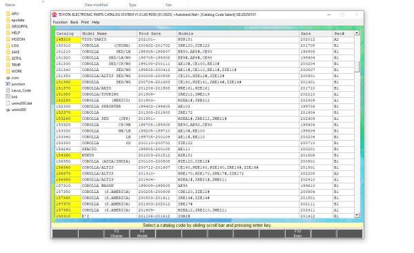 Toyota Lexus EPC 01.2025 Spare Parts Catalog 3