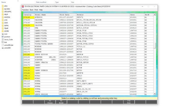 Toyota Lexus EPC 01.2025 Spare Parts Catalog 5