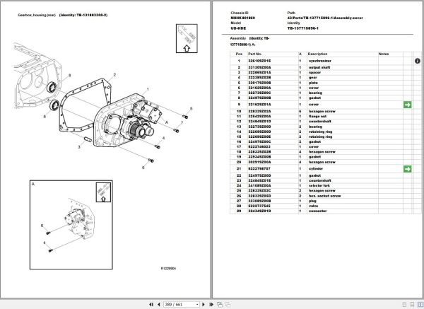 UD TRUCK CWE37064R General item Parts Catalog 2