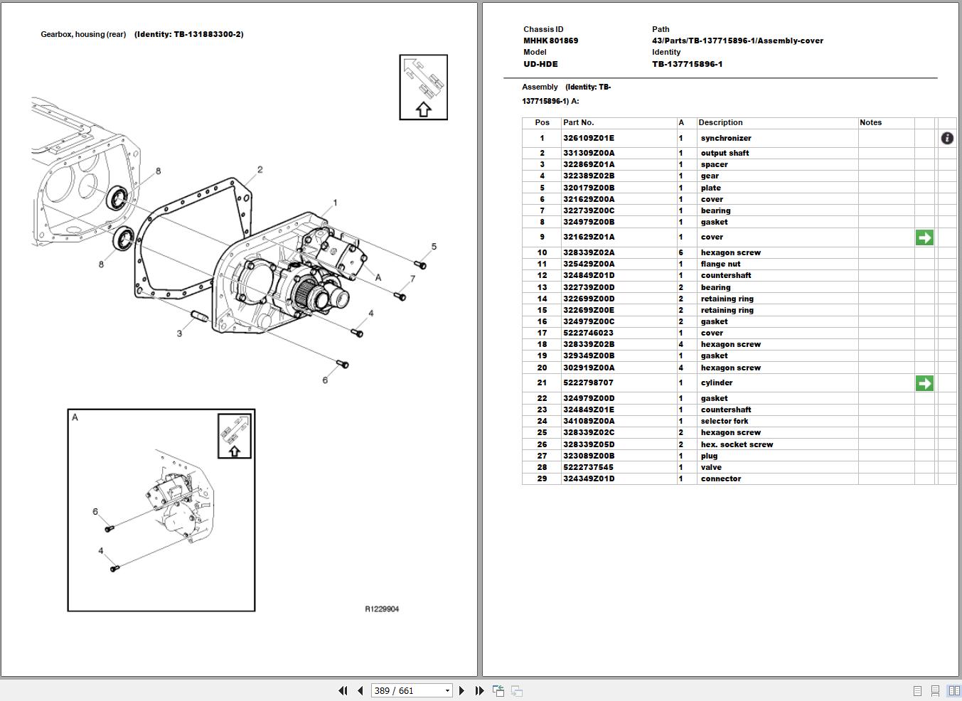 UD TRUCK CWE37064R General item Parts Catalog 2