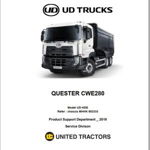 UD TRUCK UD HDE Parts Catalog 1