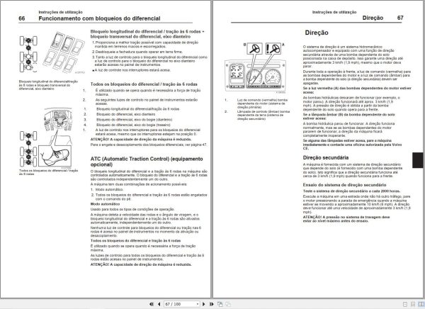 Volvo Articulated Dump Truck A25F A35F Operators Manual VOE21C1003521 PT 2
