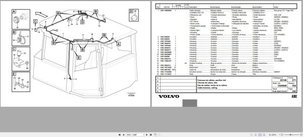 Volvo Articulated Dump Truck A30E Parts Catalog 20021235 B 2