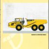 Volvo Articulated Dump Truck A35F to A40FS Parts Catalog VOE33A1006596 ES 1