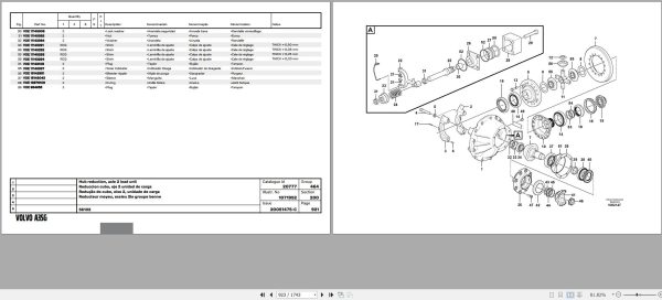 Volvo Articulated Dump Truck A35G Parts Catalog PUB20051475 C 2