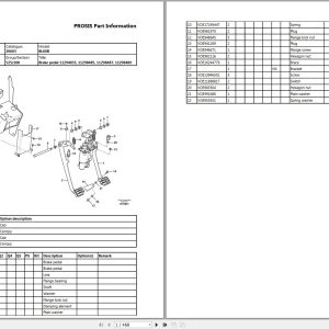 Volvo Backhoe Loader BL60B Parts Manual 1