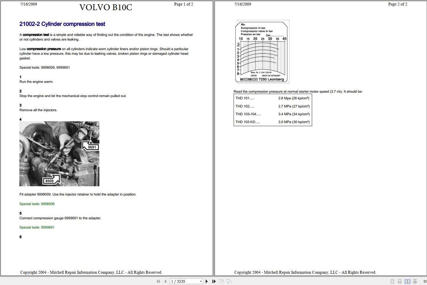Volvo Bus B10C Service Repair Manual 1