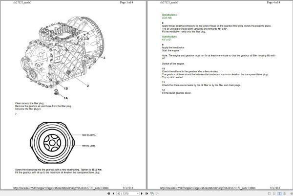 Volvo Bus B12B Service Repair Manual 1 1