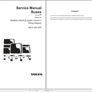 Volvo Bus B5LH Wiring Diagram 1