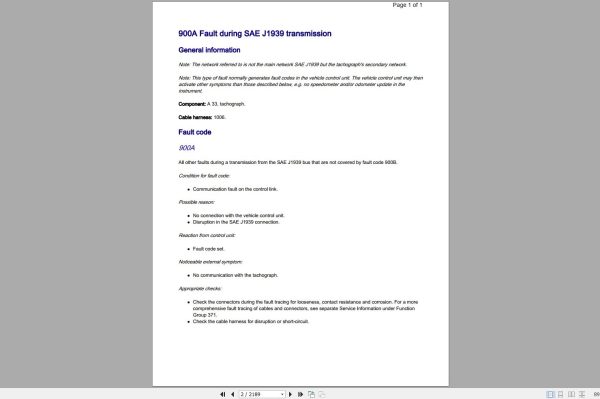 Volvo Bus B6 Service Repair Manual 1