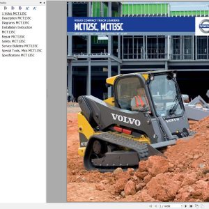 Volvo Compact Track Loader MCT135C Service and Repair Manual 1
