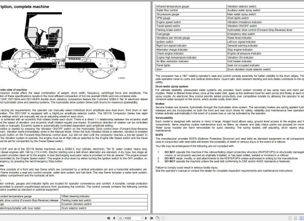 Volvo Drum Compactor DD14S Service Repair Manual 1