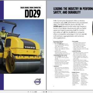 Volvo Drum Compactor DD70 Service Repair Manual 1