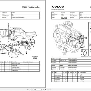 Volvo Dump Truck A35C Parts Manual 1