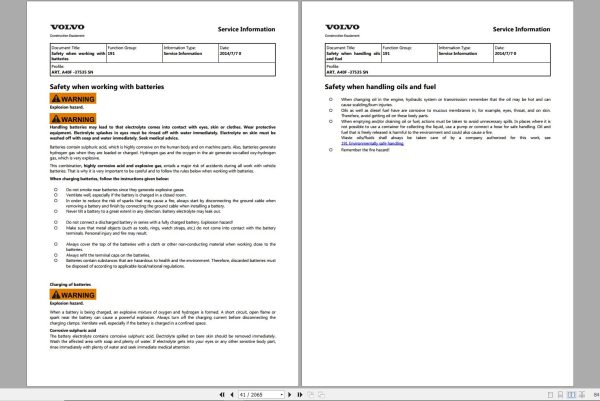 Volvo Dump Truck A40F Service Repair Manual 1