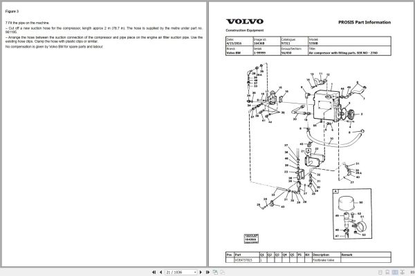 Volvo Dump Truck BM 5350 B Parts Manual 2