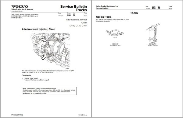 Volvo Engine D13 Service Manual 1