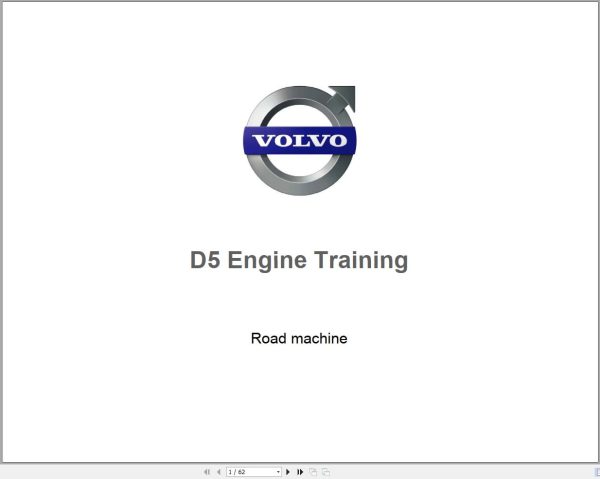 Volvo Engine D5 Training Manual 1