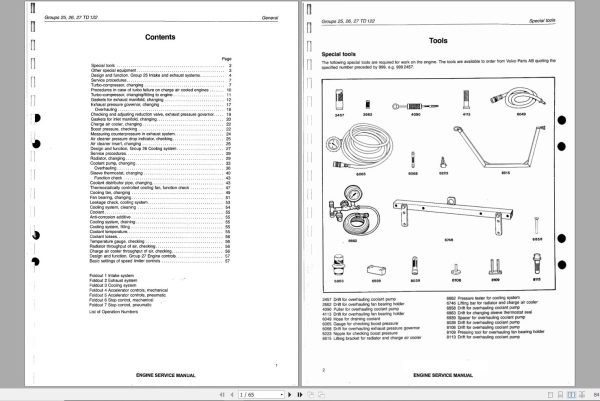 Volvo Engine TD122 Service Manual 1