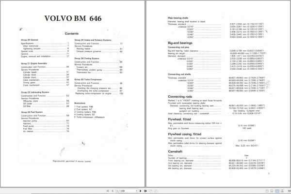 Volvo Engine TD42 Service Repair Manual 1
