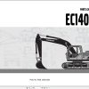 Volvo Excavator EC140B Parts Catalog PUB20021239 1