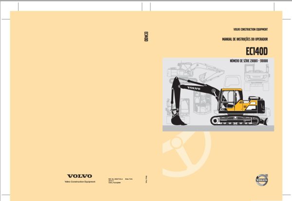 Volvo Excavator EC140D Operators Manual 20047132 A PT 1