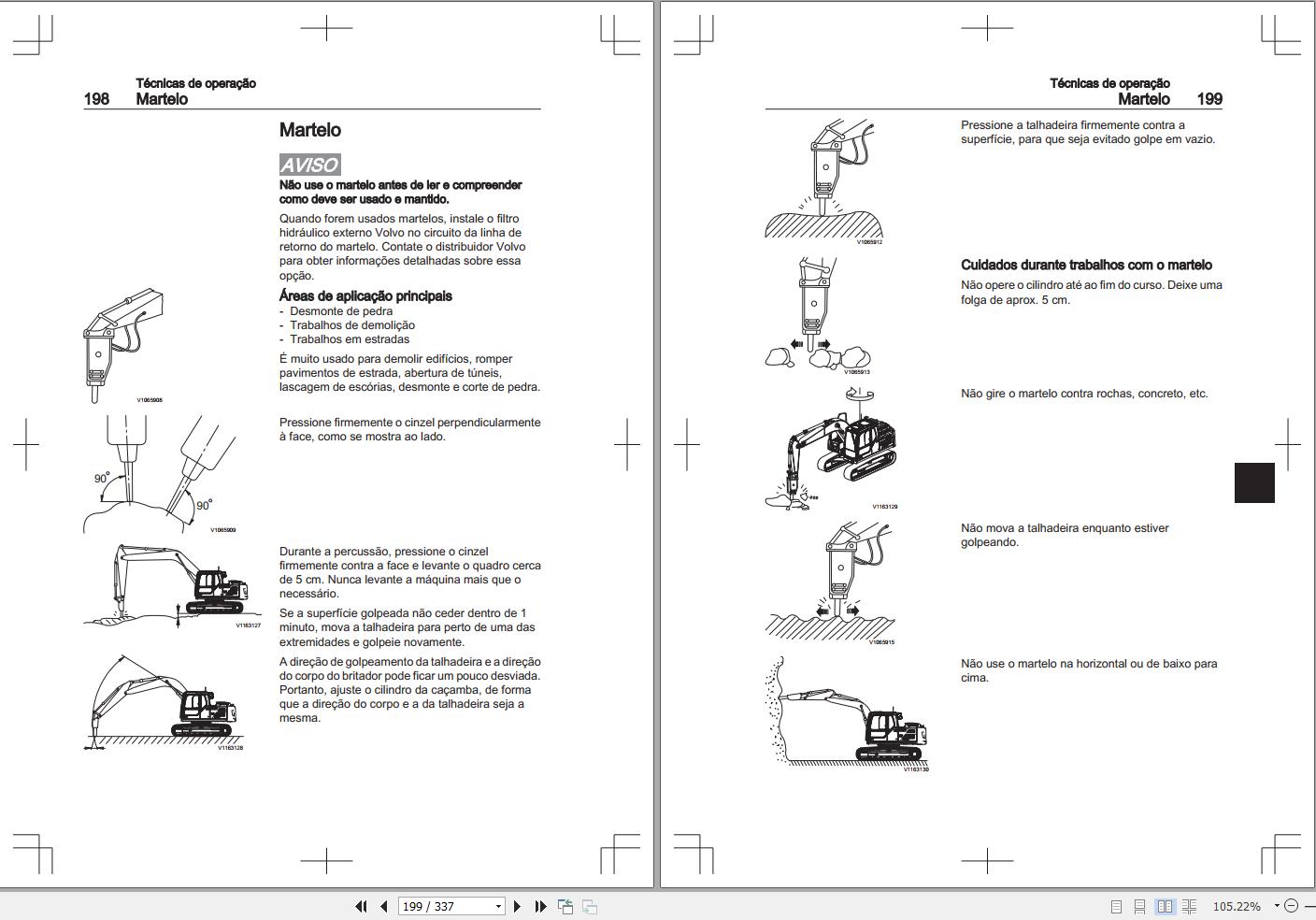Volvo Excavator EC140D Operators Manual 20047132 A PT 2