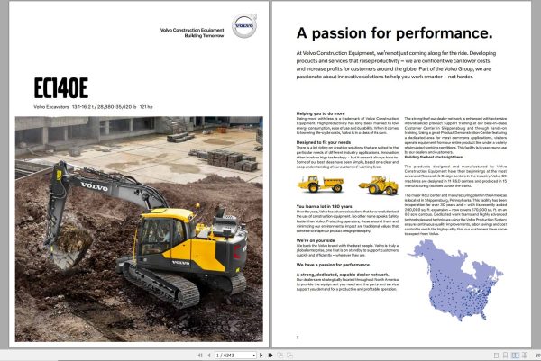 Volvo Excavator EC140E L Service Repair Manual 1