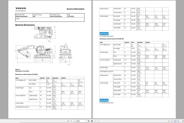 Volvo Excavator EC140LC Service Repair Manual 1